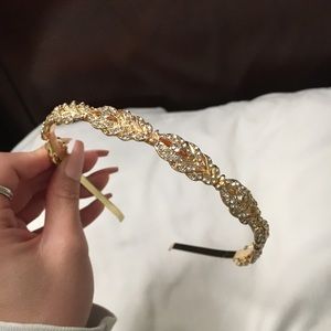 GOLD RHINESTONE HEADPIECE